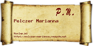 Pelczer Marianna névjegykártya